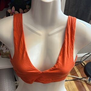 SHEIN Vibrant Orange Bralette